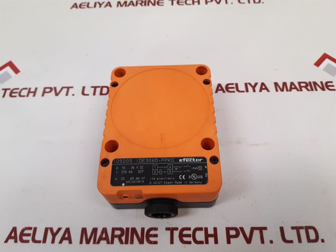 Ifm Electronic Id5005 Ide3060-fpkg Inductive Sensor With Efector100
