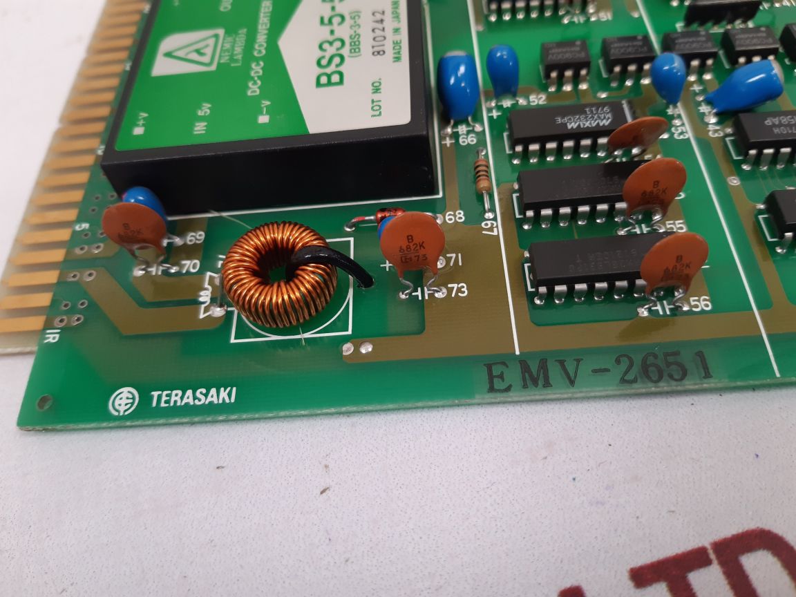 Terasaki Emv-2651 Isolation Unit Rs232C/422 Pcb Card K/87Z/1-001A