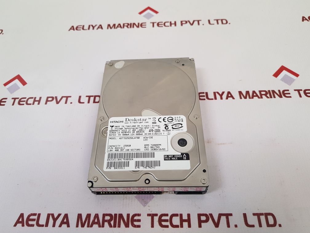 Hitachi Deskstar Hdt722525Dlat80 Hard Drive