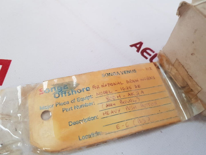 Allen-bradley 800H-ak2 Push Button Switch
