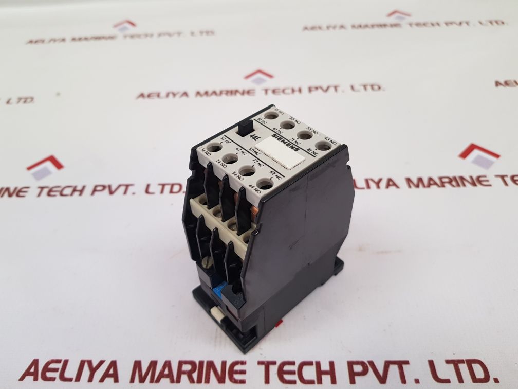 Siemens 3Th82 44-0A Auxiliary Contactor
