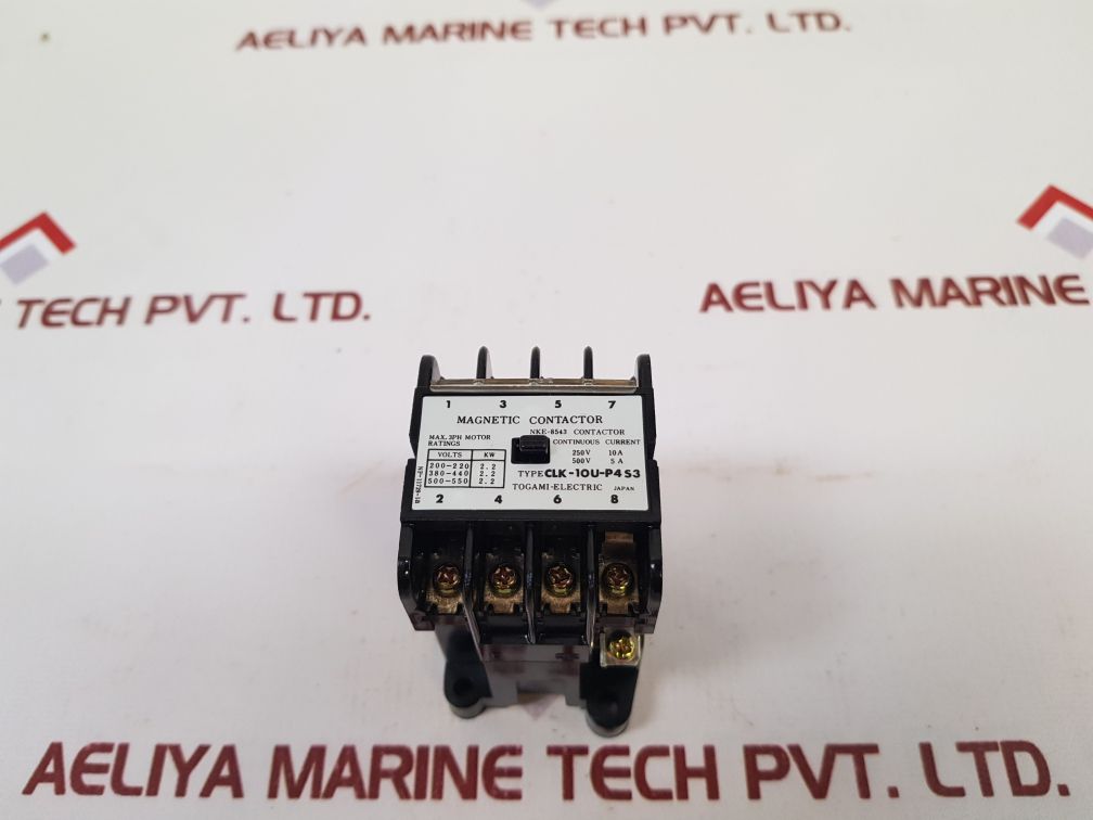 Togami-electric Clk-10U-p4S3 Magnetic Contactor
