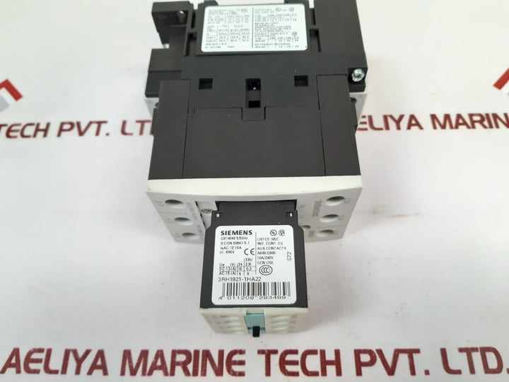 Siemens 3Rt1036-1An24 Contactor 3Rh1921-1Ha22
