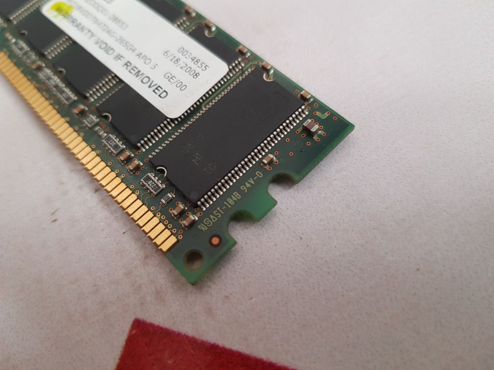 Mt18Vddt6472Ag-265G4 Memory Ram Pc2100U-25331-z