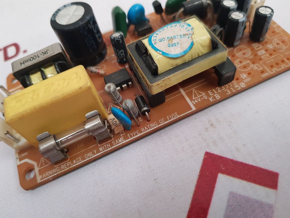 Kb 3150 Power Supply Board Cx-dp3 Ver: 2.0