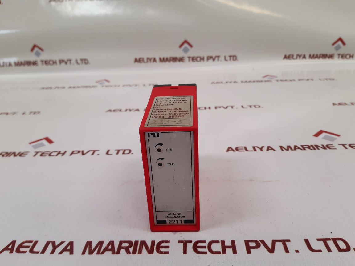 Pr Electronics 2211 Be2A1 Analog Calculator
