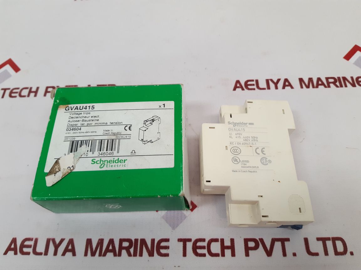 Schneider Electric Gvau415 Under Voltage Trip
