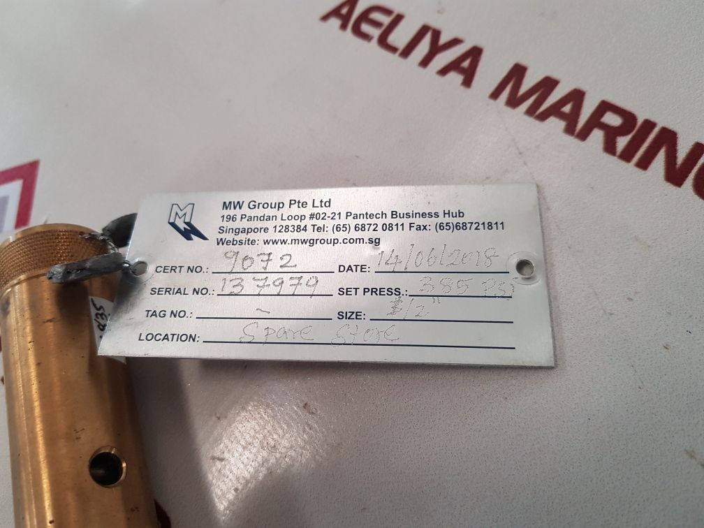 Seetru 616820073 relief valve