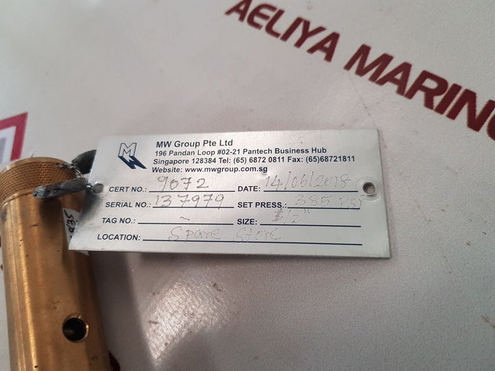 Seetru 616820073 relief valve