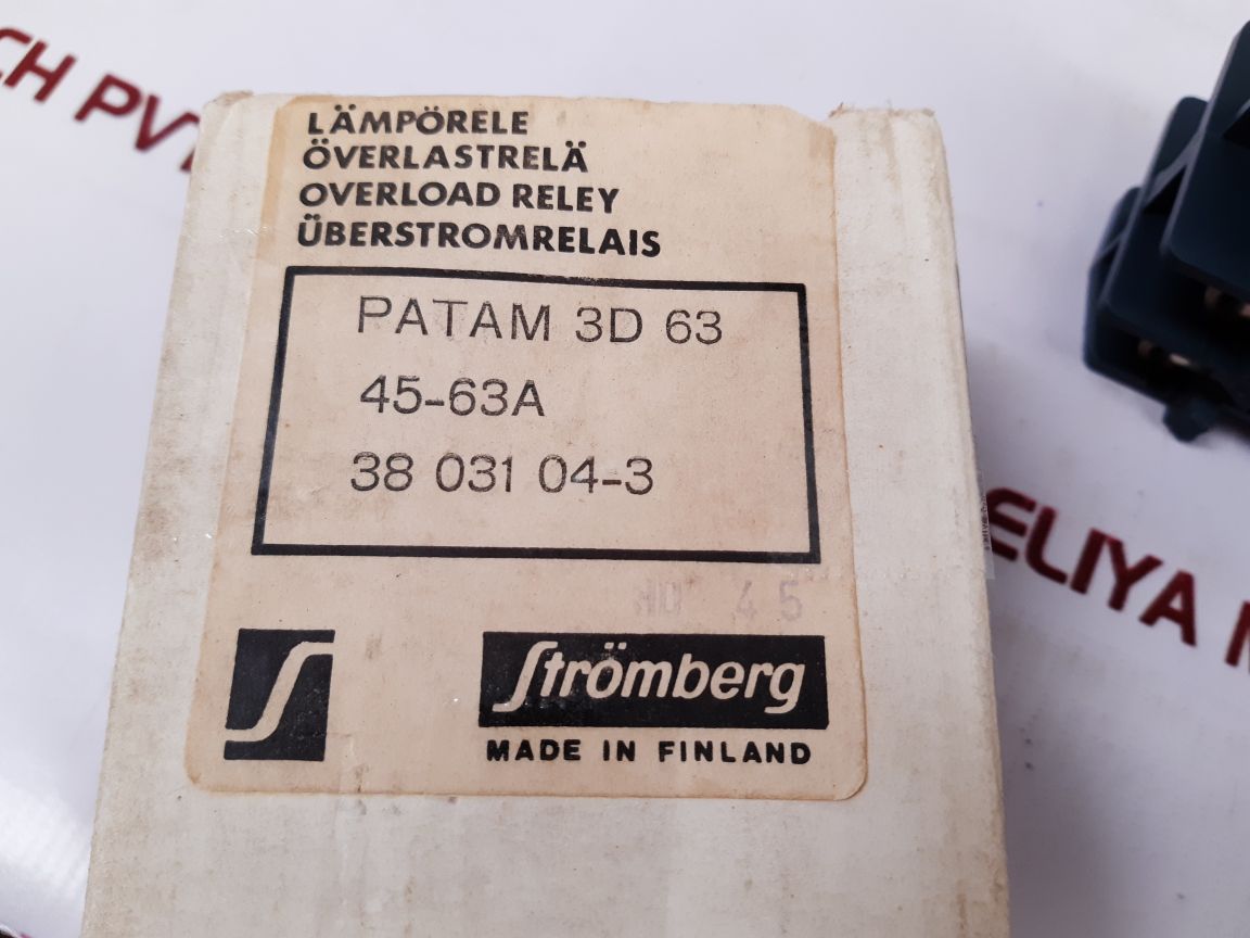 Stromberg Patam3D63 Overload Relay 45-63A