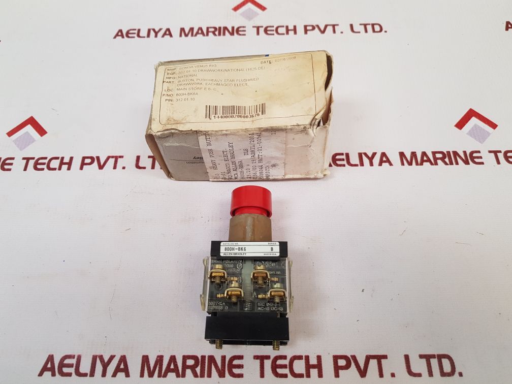 Allen-bradley 800H-bk6A Series B Push Button 800T-xa