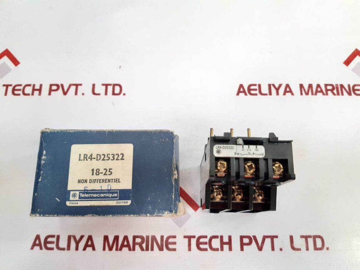 Telemecanique Lr4-d25322 Overload Relay 18-25 Non Differentiel