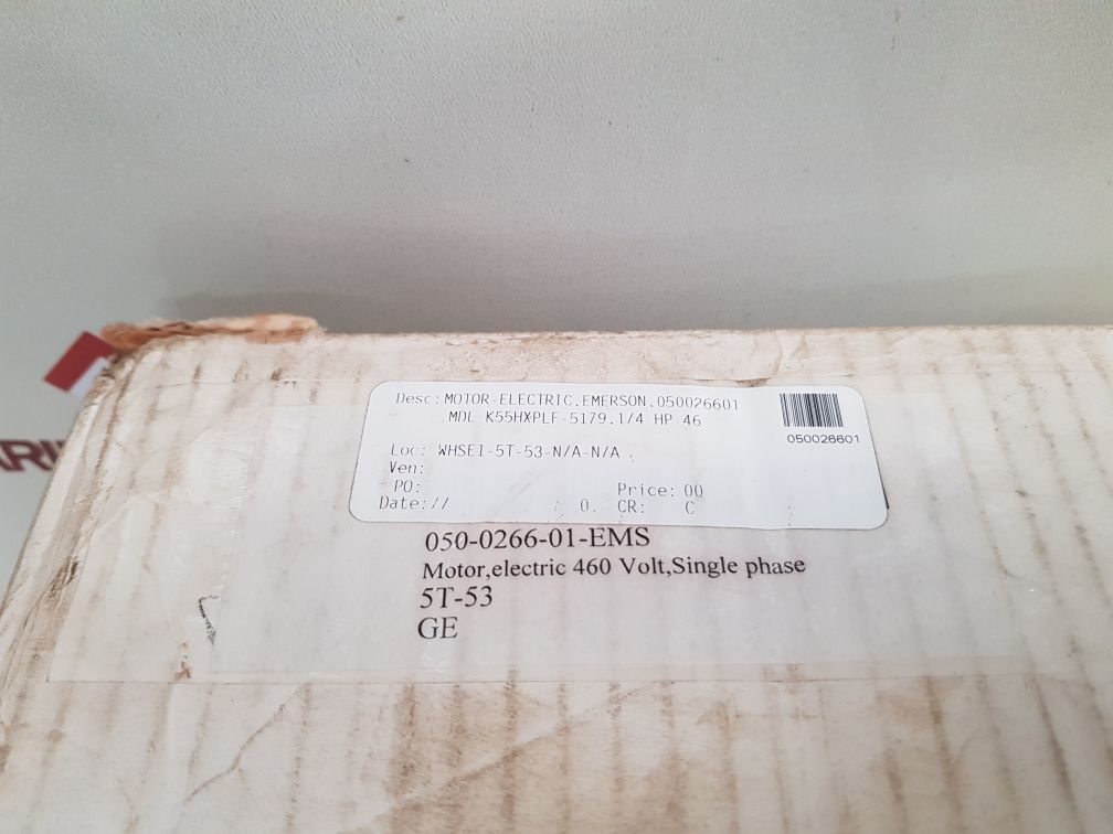 Emerson K55Hxplf-5179 Electric Motor