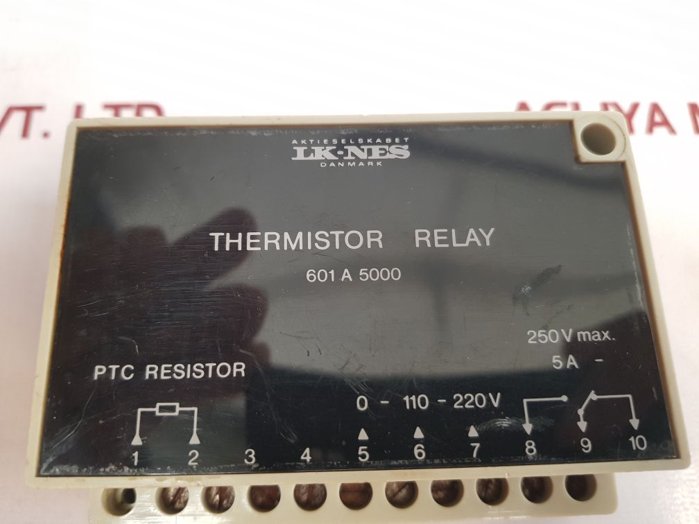 Aktieselskabet Lk-nes Thermistor Relay 601 A 5000