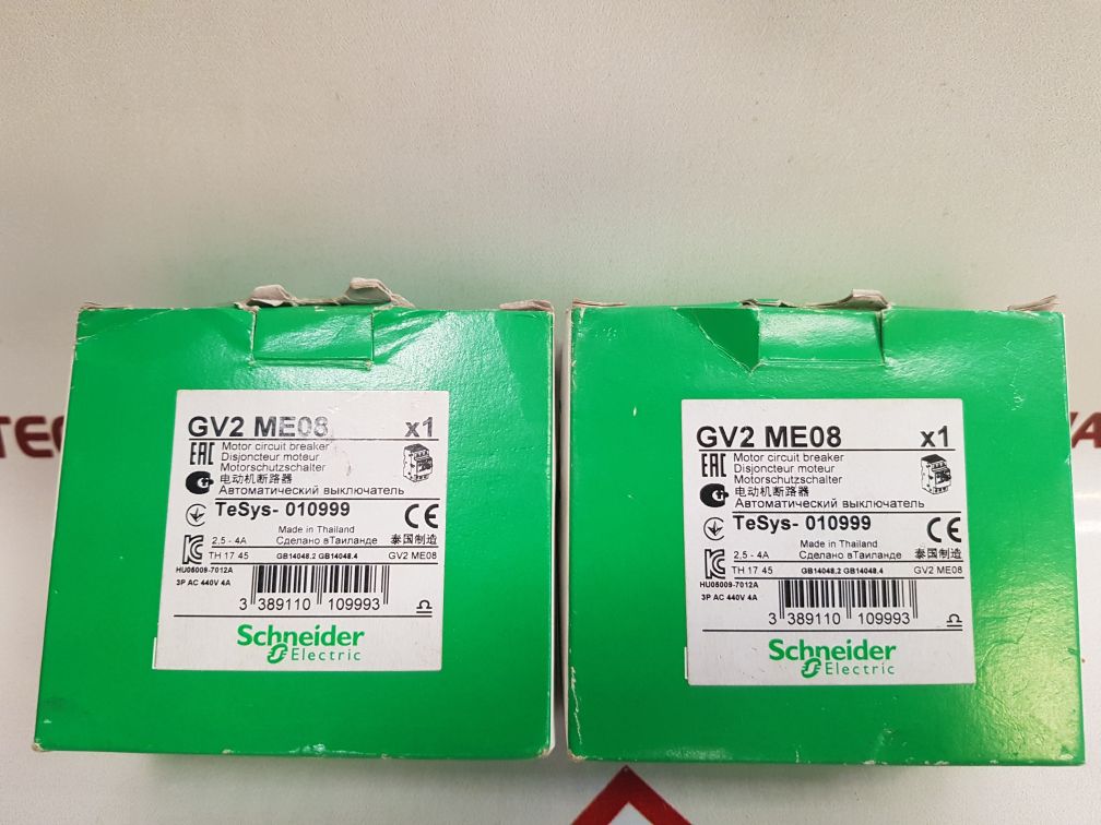Schneider Electric/Telemecanique Gv2Me08 Motor Circuit Breaker New