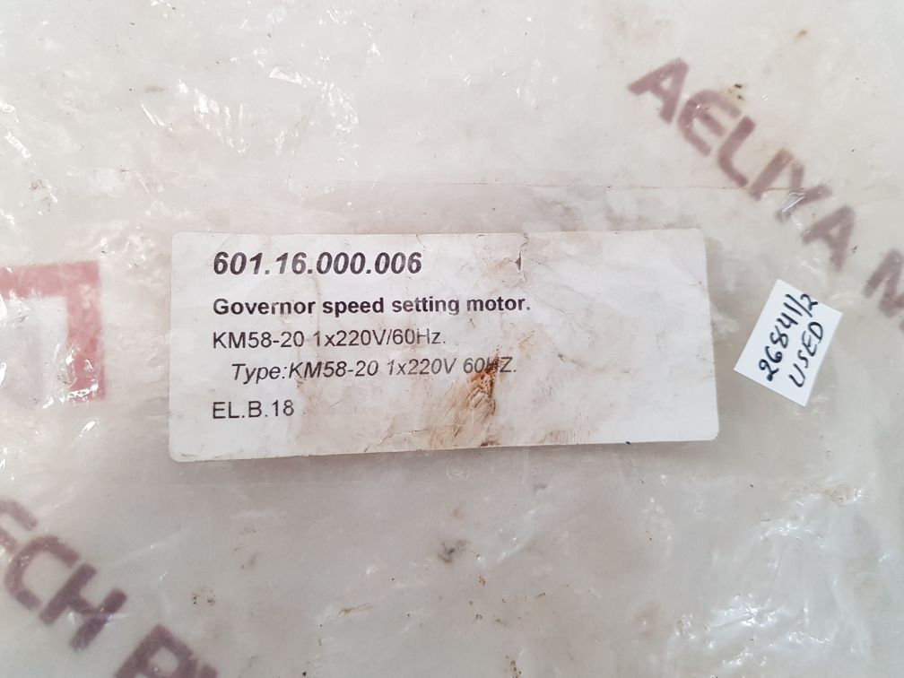 Groschopp wk 0920702 governor speed setting motor 