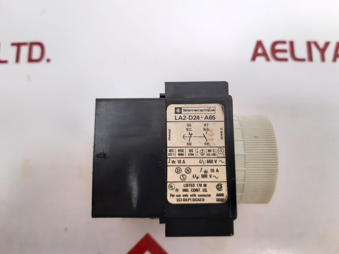 Telemecanique La2-d24 Time Delay Block 10_180S