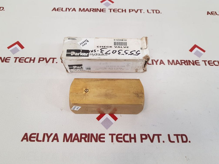 Parker c1200b 10 hydraulic check valve