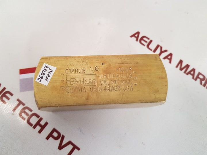 Parker c1200b 10 hydraulic check valve