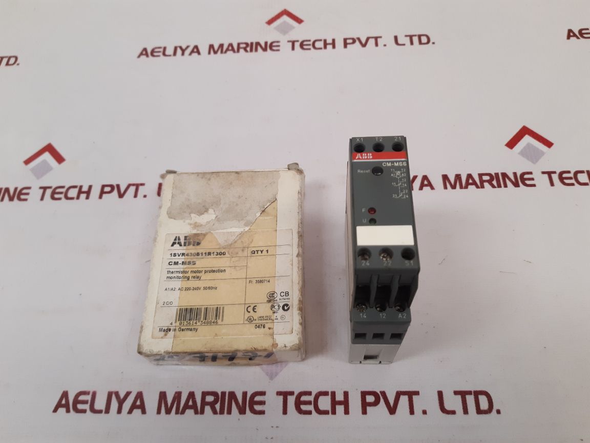 Abb Cm-mss 1Svr430811R1300 Thermistor Motor Protection Monitoring Relay New