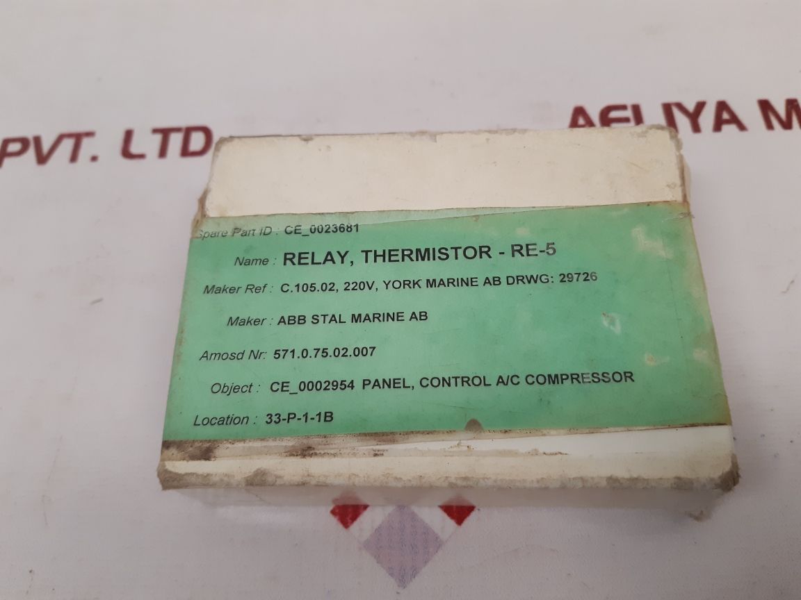Abb Cm-mss 1Svr430811R1300 Thermistor Motor Protection Monitoring Relay New
