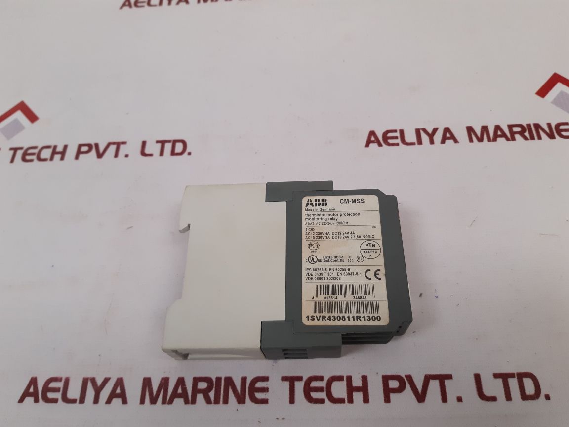 Abb Cm-mss 1Svr430811R1300 Thermistor Motor Protection Monitoring Relay New