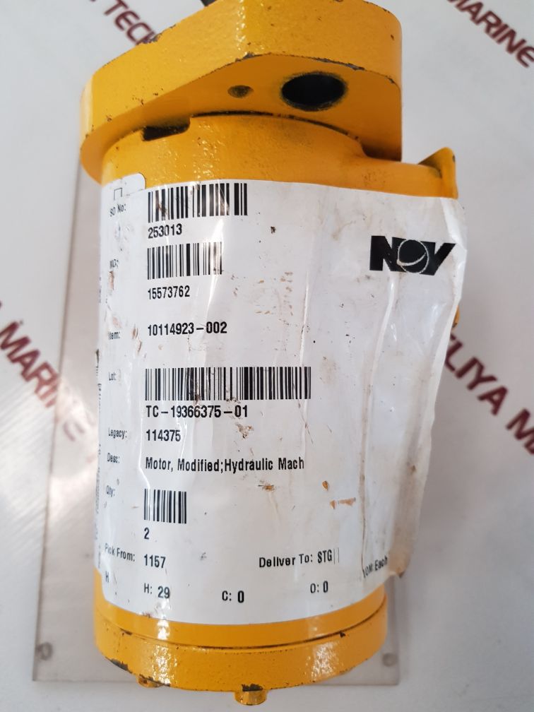 Eaton 10114923-002 hydraulic mach motor
