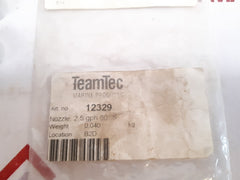 Set Of 4X Teamtec 12329 2.5 Gph 60° S Oil Nozzle