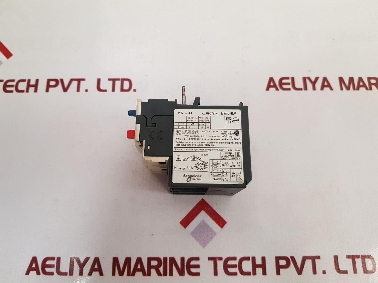 Telemecanique Lrd 08 Overload Relay