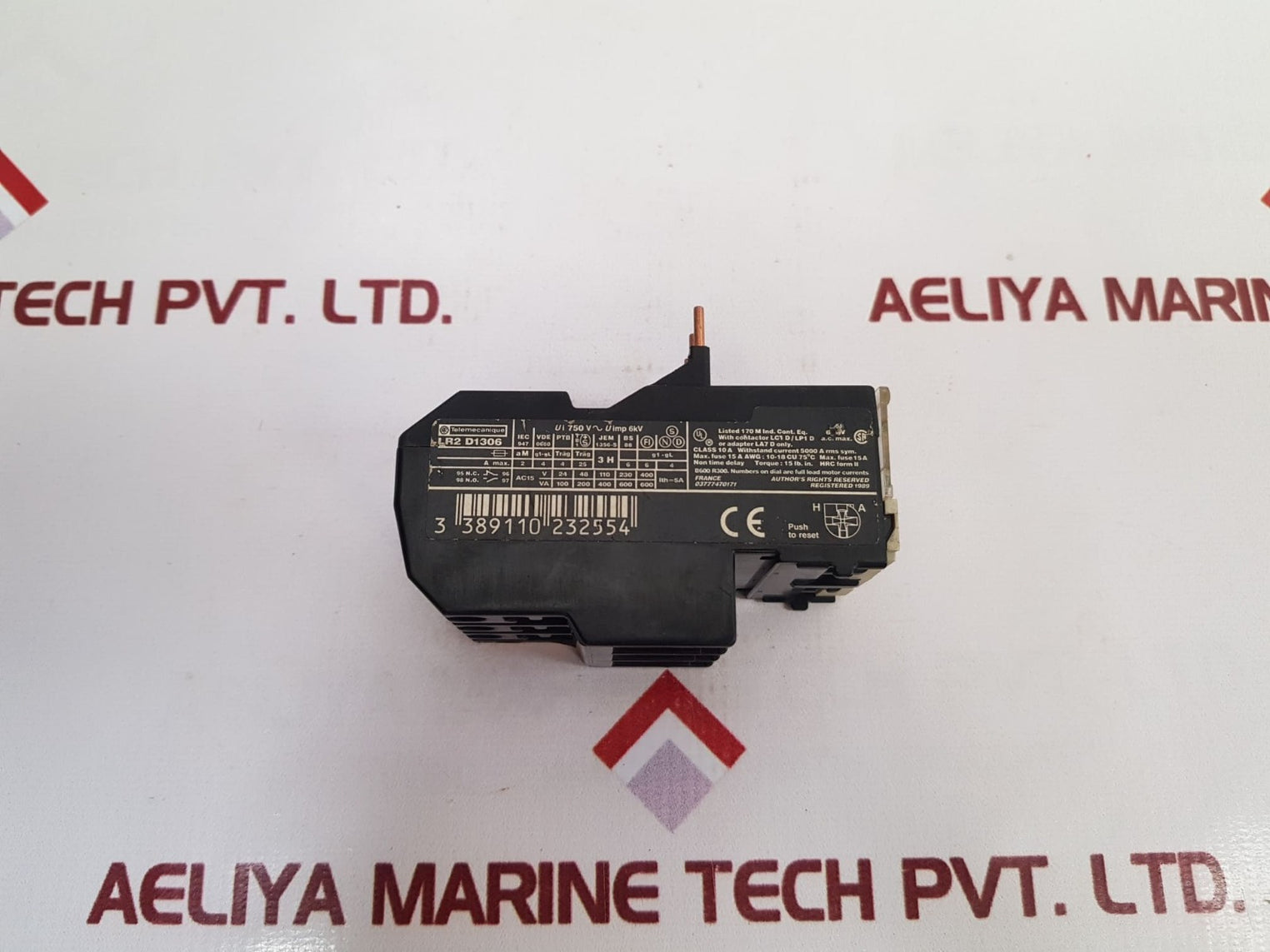 Telemecanique Lr2 D1306 Thermal Overload Relay New
