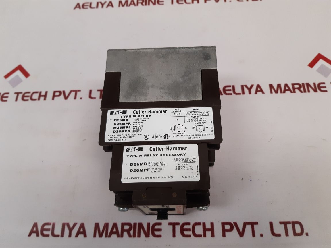 Cutler-hammer/ Eaton Type M Relay