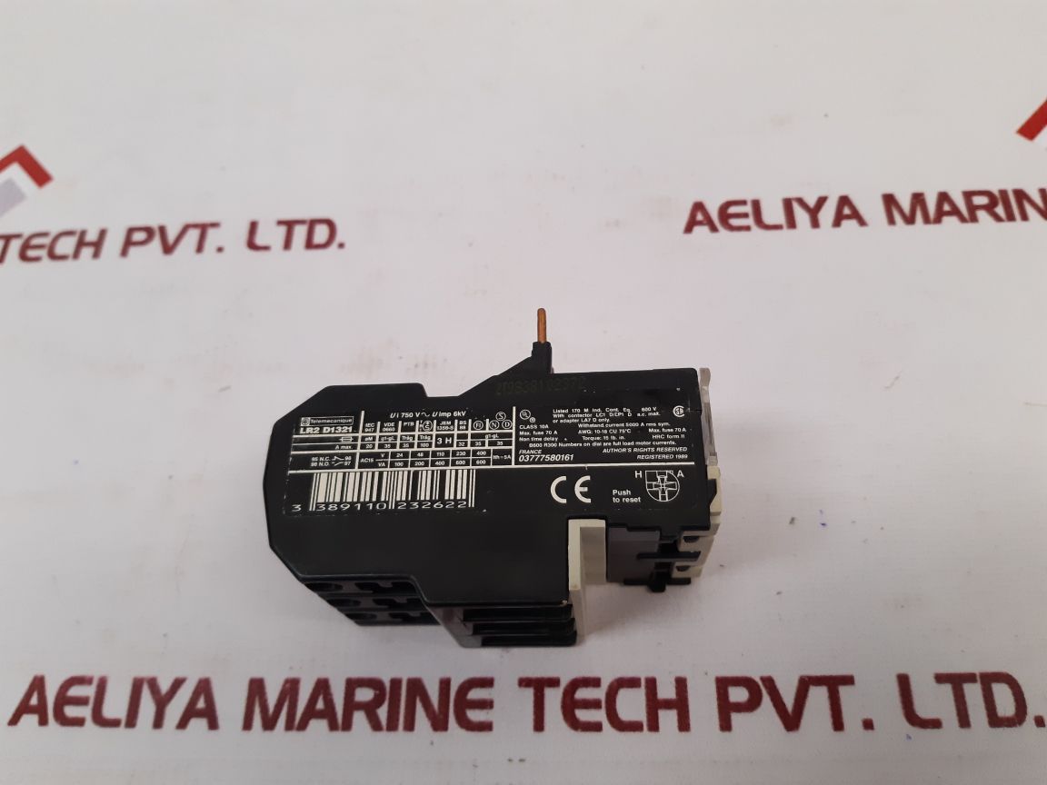 Telemecanique Lr2 D1321 Thermal Overload Relay