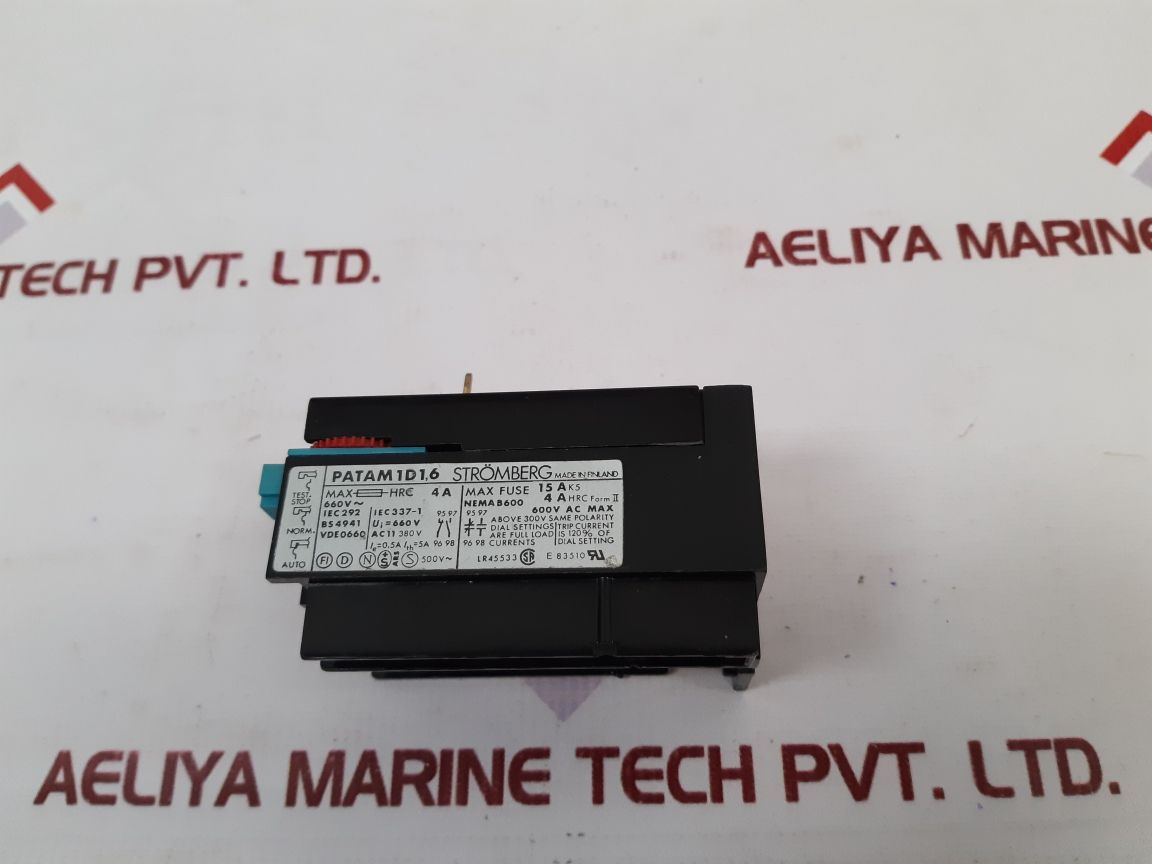 Stromberg Patam1D1,6 Thermal Overload Relay