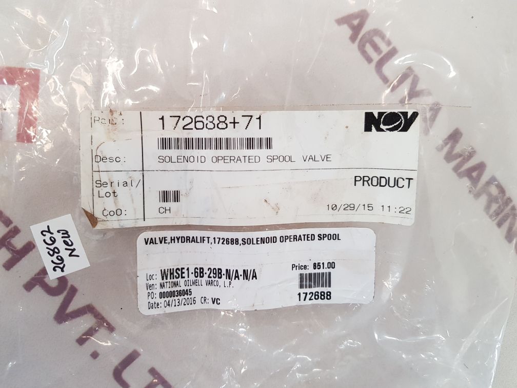 Wandfluh wdmfa06-ab1-h35 solenoid valve 
