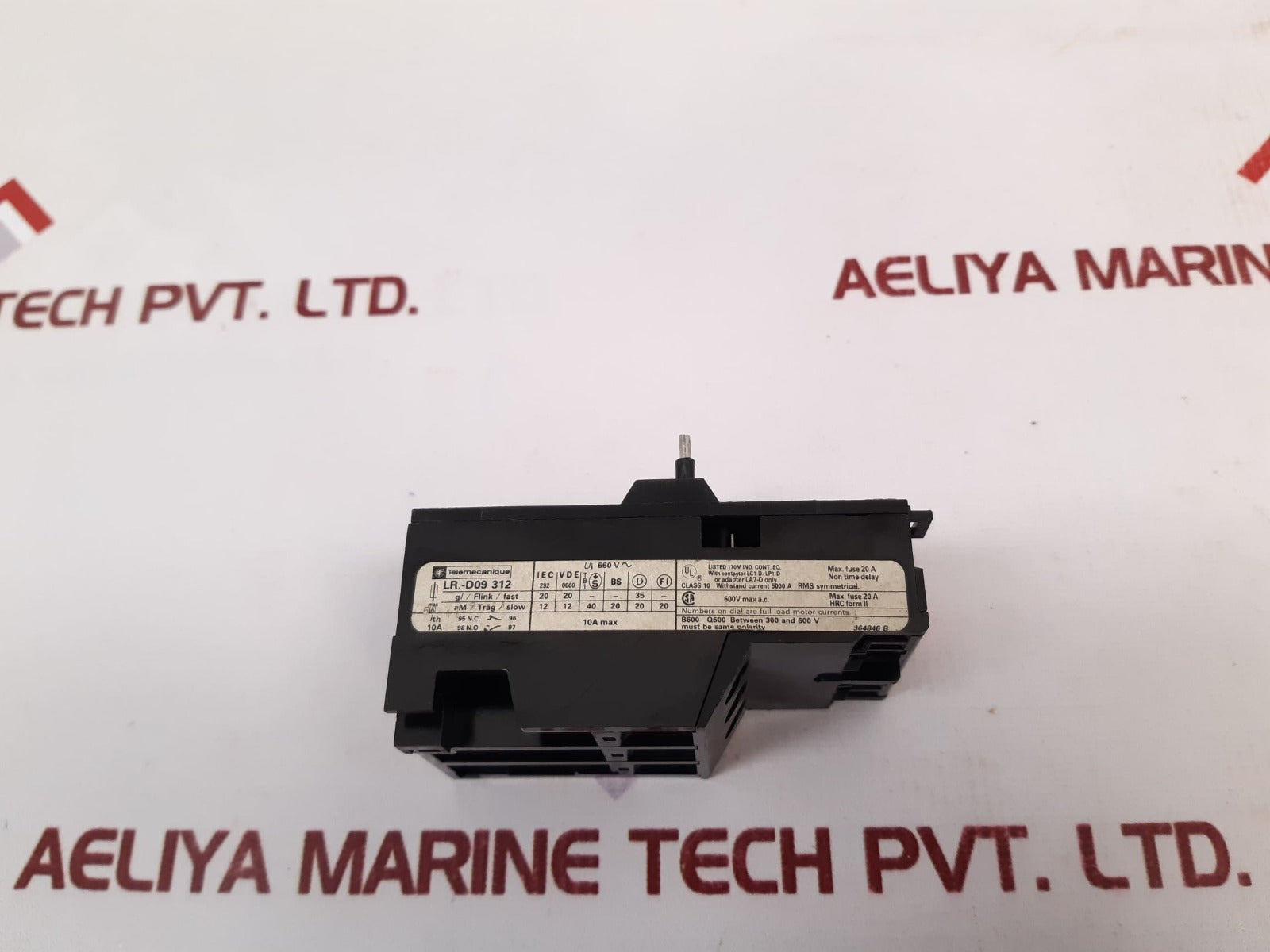 Telemecanique lr1-d09312 overload motor protection relay