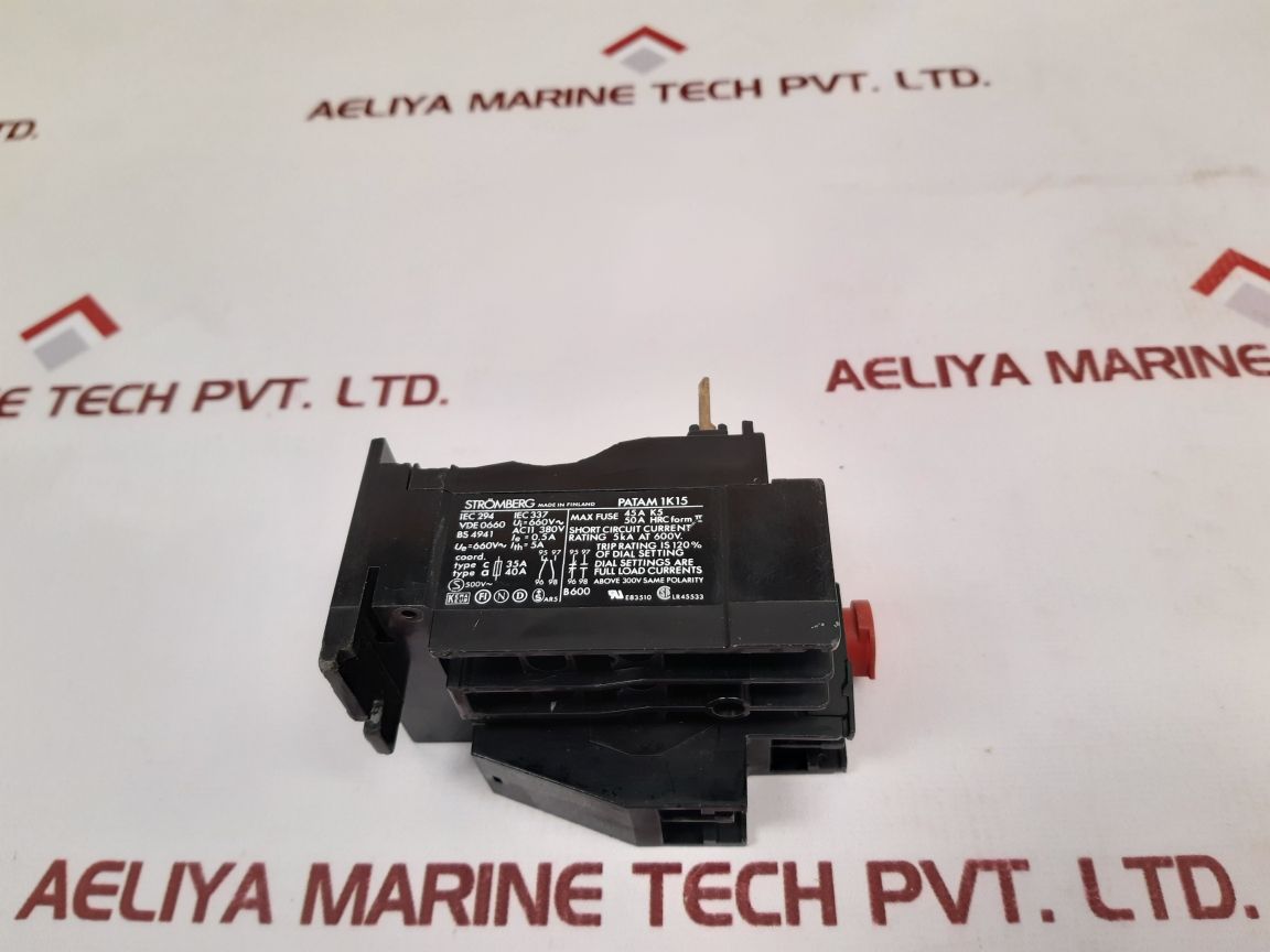 Stromberg Patam 1K15 Thermal Overload Relay