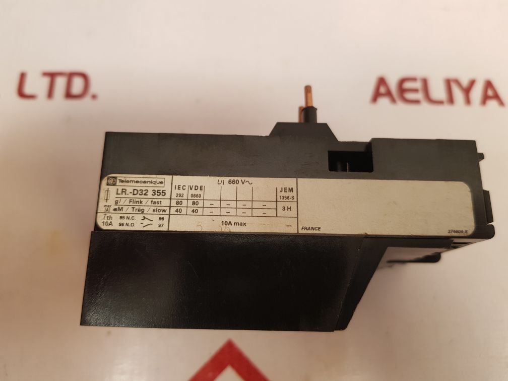 Telemecanique Lr1-d32355 Overload Relay