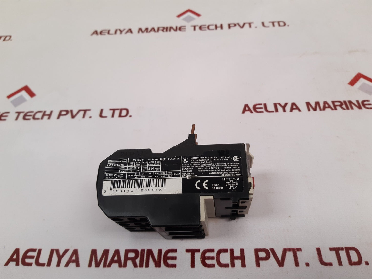 Telemecanique Lr2 D1316 Thermal Overload Relay