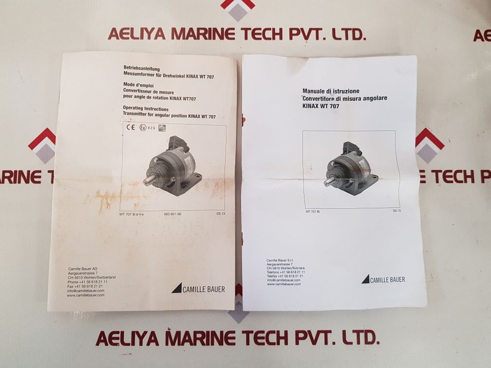 Camille bauer wt707-144d a250 kinax wt707 transmitter
