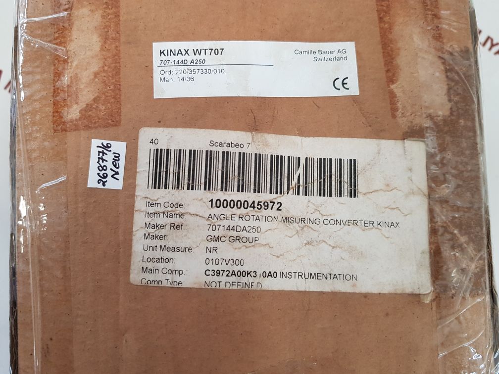 Camille bauer wt707-144d a250 kinax wt707 transmitter
