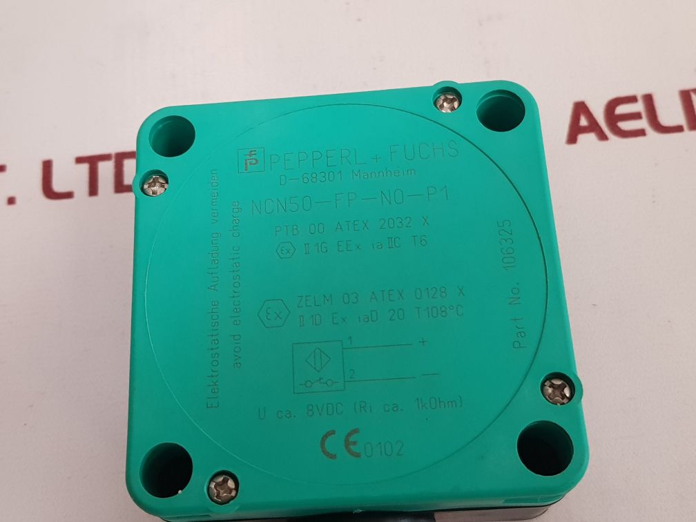 Pepperl+Fuchs Ncn50-fp-n0-p1 Inductive Sensor 106325