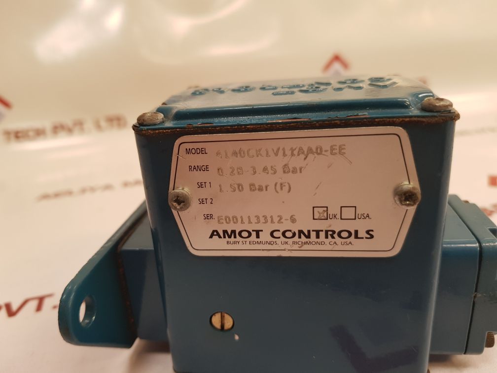 Amot Controls 4140Ck1V11Aa0 Pressure Switch New