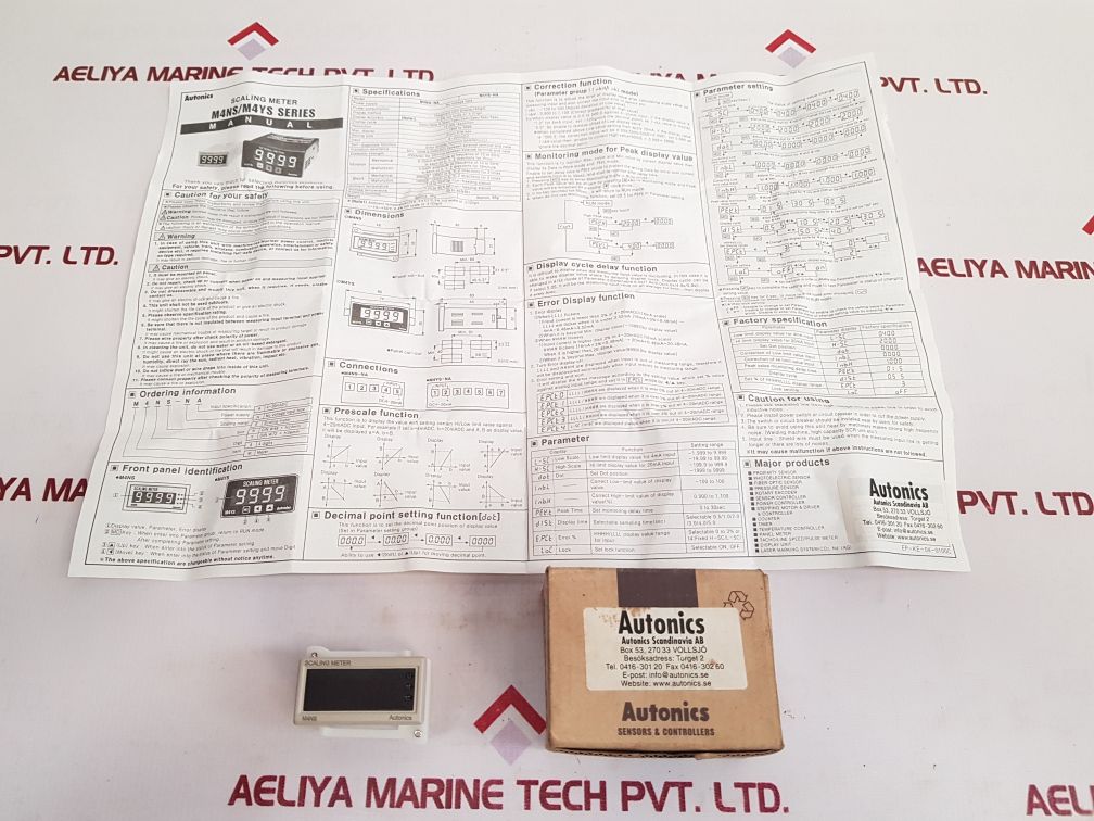 Autonics M4Ns-na Digital Scaling Meter