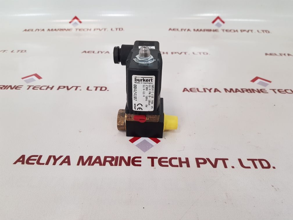 Burkert 6014 c 2.0 fkm ms solenoid valve g1/4-g1/4