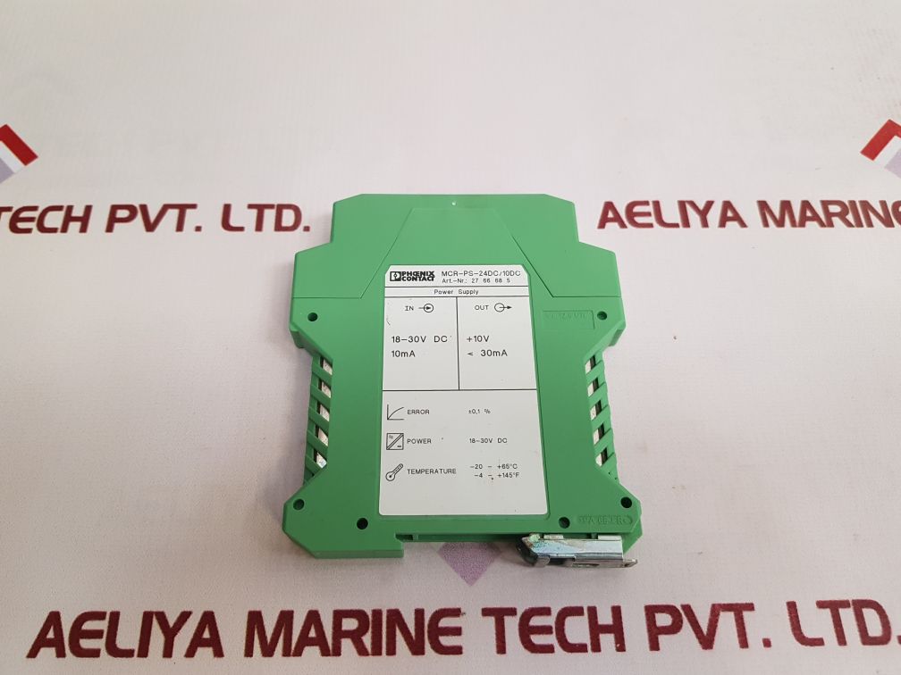 Phoenix Contact Mcr-ps-24Dc/10Dc Power Supply 2766685 10Ma