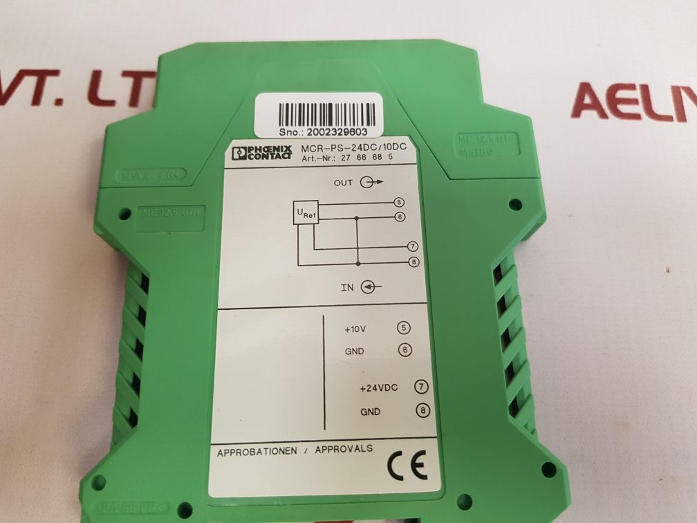 Phoenix Contact Mcr-ps-24Dc/10Dc Power Supply 2766685 10Ma