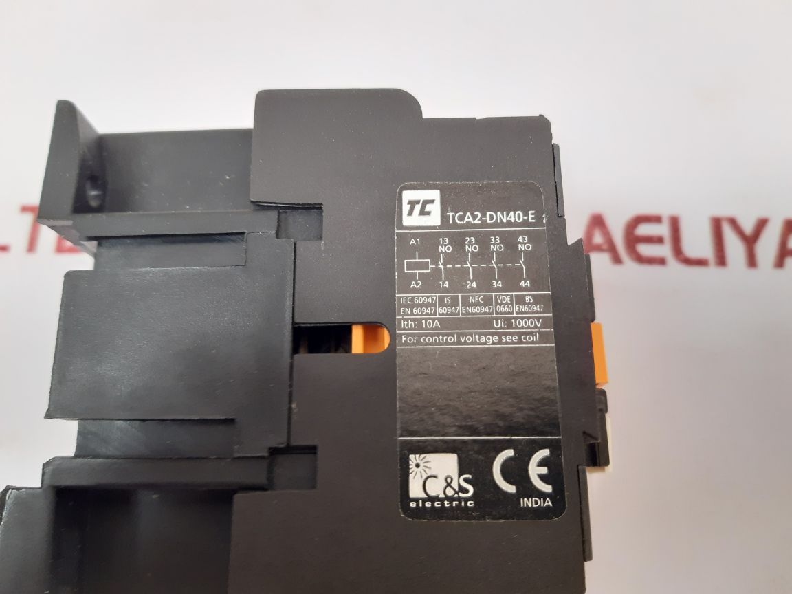 Set Of 10X C&S Electric Tca2-dn40-e Control Relay