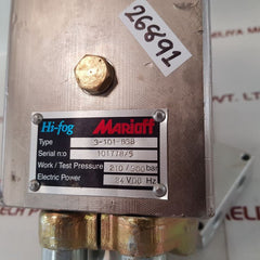 Marioff 3-101-83b machinery space valve with parker 71210j21bl00n0d300c2