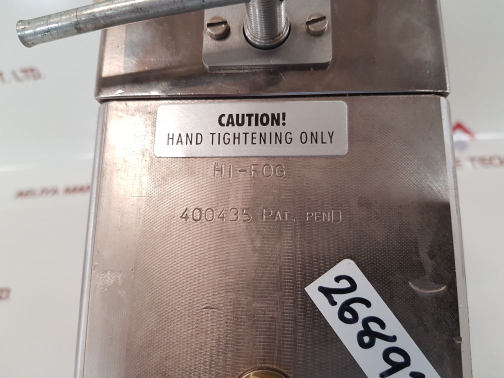 Marioff 3-101-83b machinery space valve with parker 71210j21bl00n0d300c2