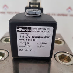 Marioff 3-101-83b machinery space valve with parker 71210j21bl00n0d300c2